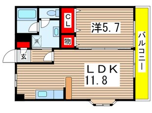 スカイビュー・アンの物件間取画像